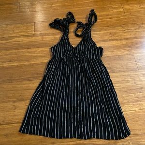 American Eagle Black Stripe Dress